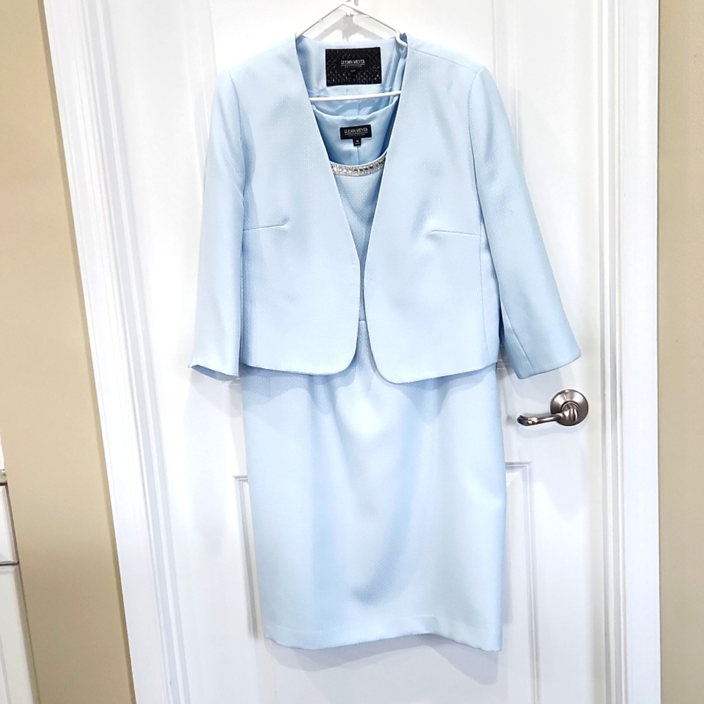 John Meyer collection 2 piece dress with jacket size 14